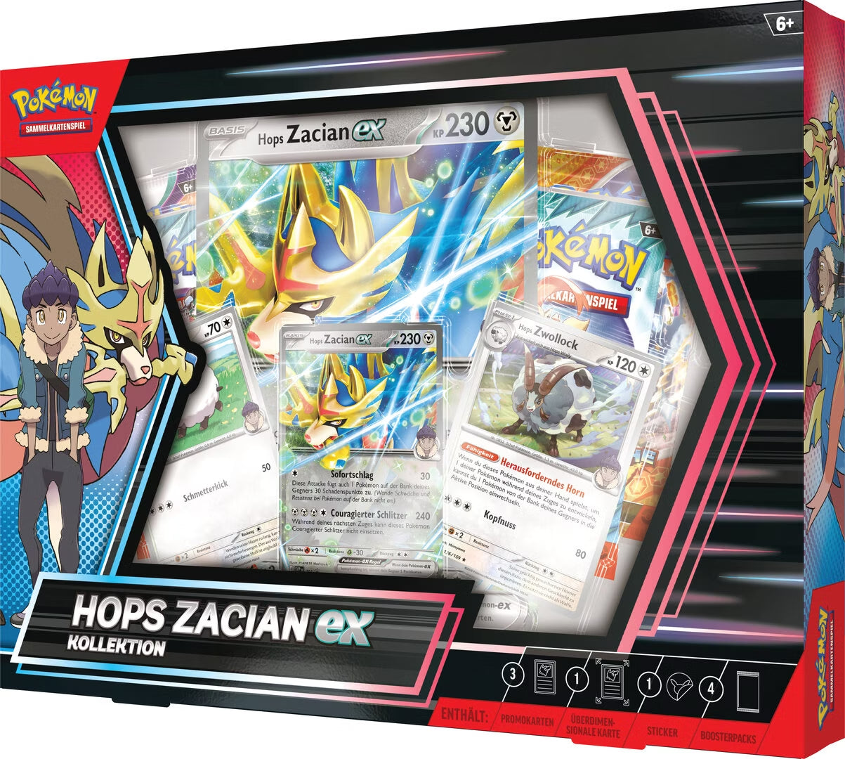 Pokémon Hops & Zacian‑ex Kollektion - Deutsch