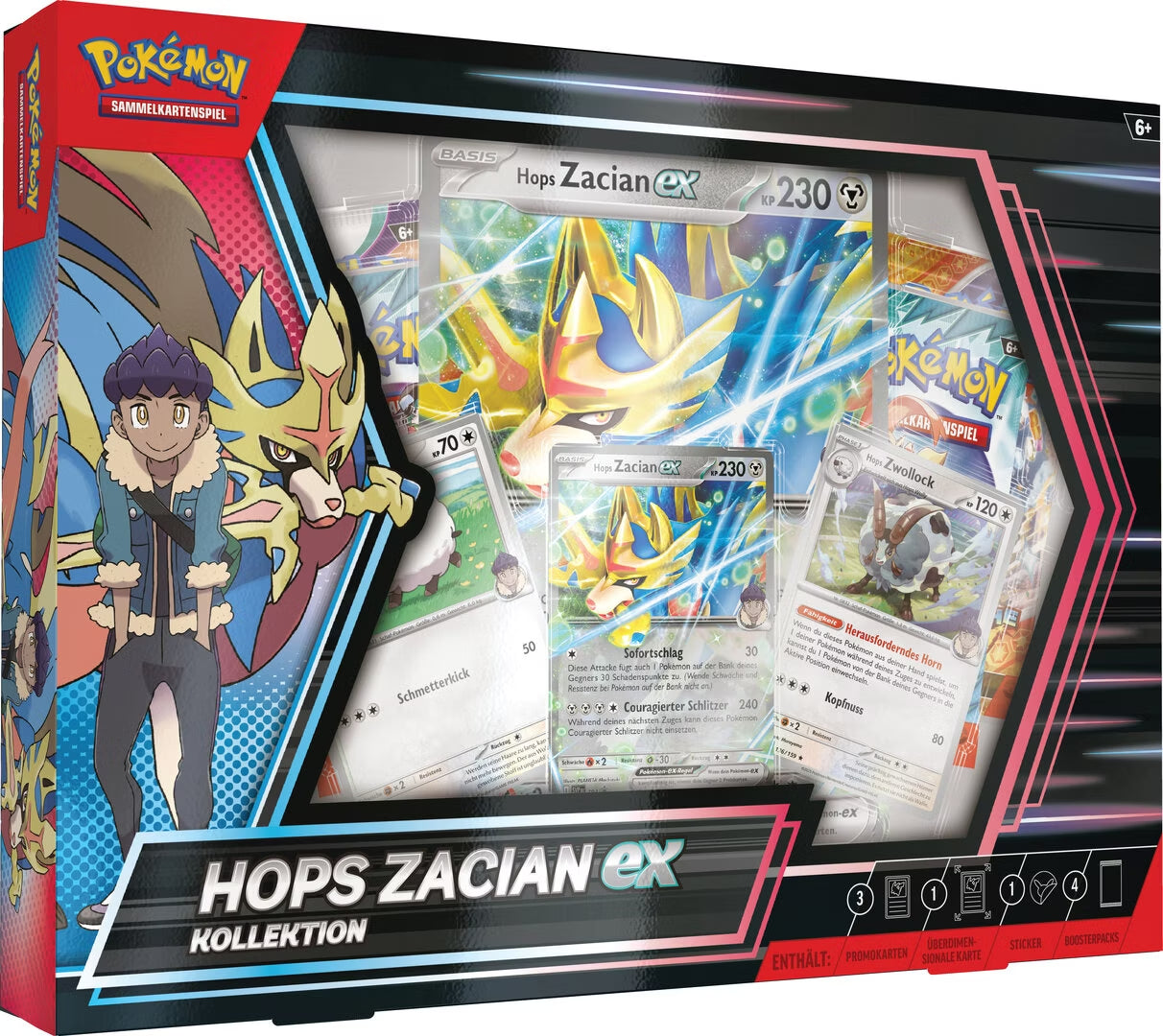 Pokémon Hops & Zacian‑ex Kollektion - Deutsch