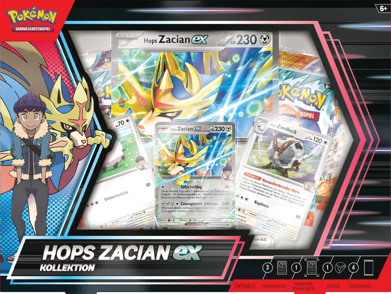 Pokémon Hops & Zacian‑ex Kollektion - Deutsch