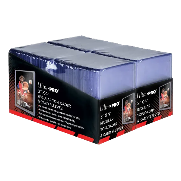 Ultra Pro – 3"×4" Regular Toploader + Soft Sleeves (200er Set)