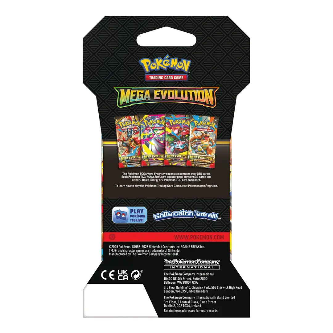 Pokémon Mega Evolution (ME01) Sleeved Booster – Englisch