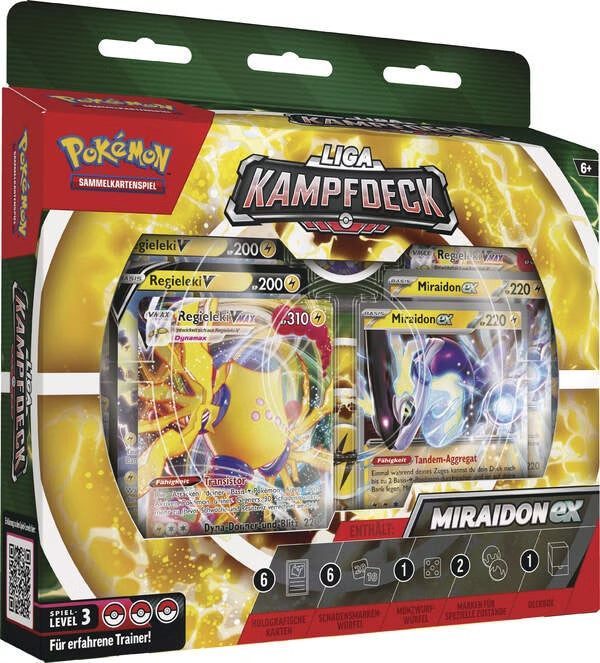 Pokémon Miraidon‑ex Liga‑Kampfdeck - Deutsch