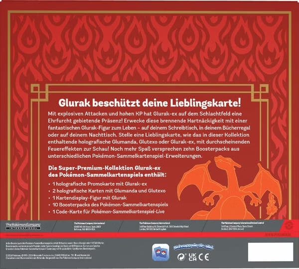 Pokémon Glurak‑ex Super‑Premium‑Kollektion - Deutsch