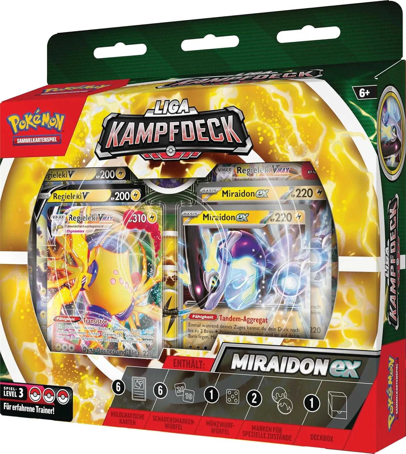 Pokémon Miraidon‑ex Liga‑Kampfdeck - Deutsch