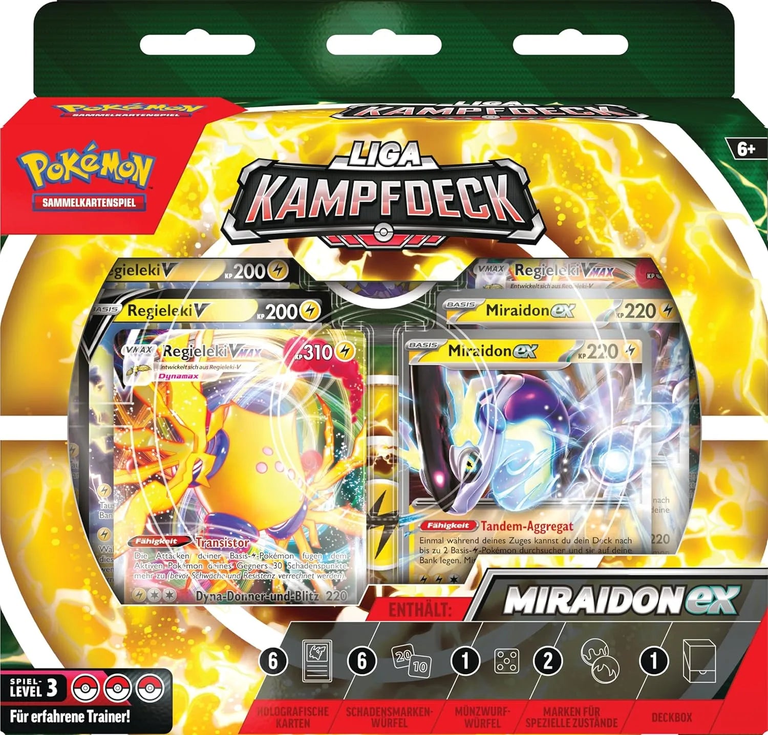 Pokémon Miraidon‑ex Liga‑Kampfdeck - Deutsch