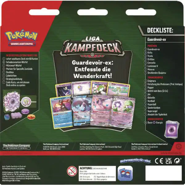 Pokémon Guardevoir‑ex Liga‑Kampfdeck - Deutsch