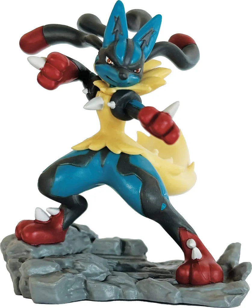 Pokémon Figuren-Kollektion Mega-Lucario-ex (Deutsch) – Premium Sammlerbox.