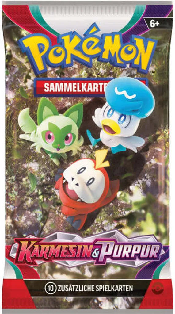 Pokémon Karmesin & Purpur Booster (DE)