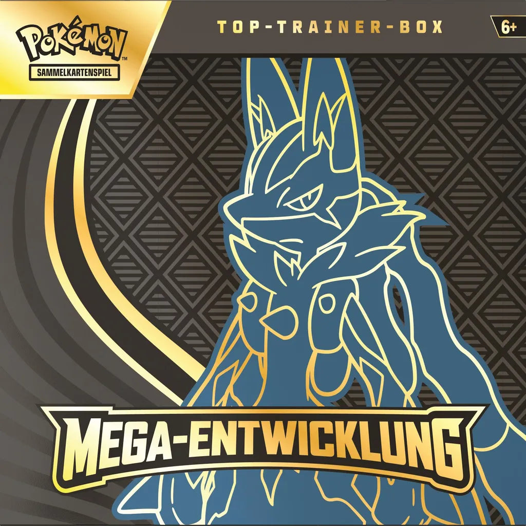 Pokémon Mega-Entwicklung – Top-Trainer-Box Mega-Lucario (Deutsch)
