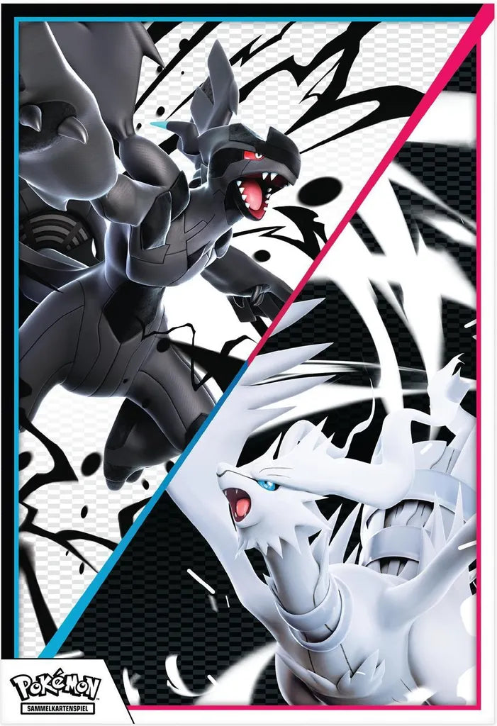 Pokémon Poster-Kollektion Einall – Schwarze Blitze & Weiße Flammen (Deutsch)