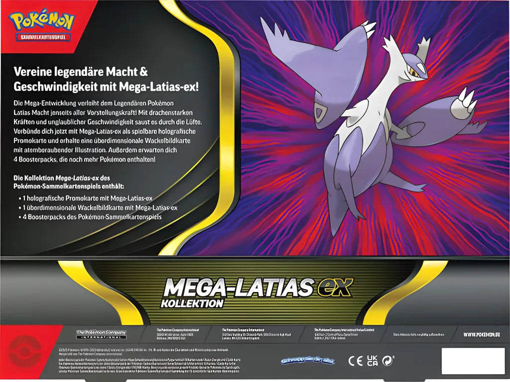 Pokémon Spezial-Kollektion Mega-Latias-ex (MBE6) – Deutsch.