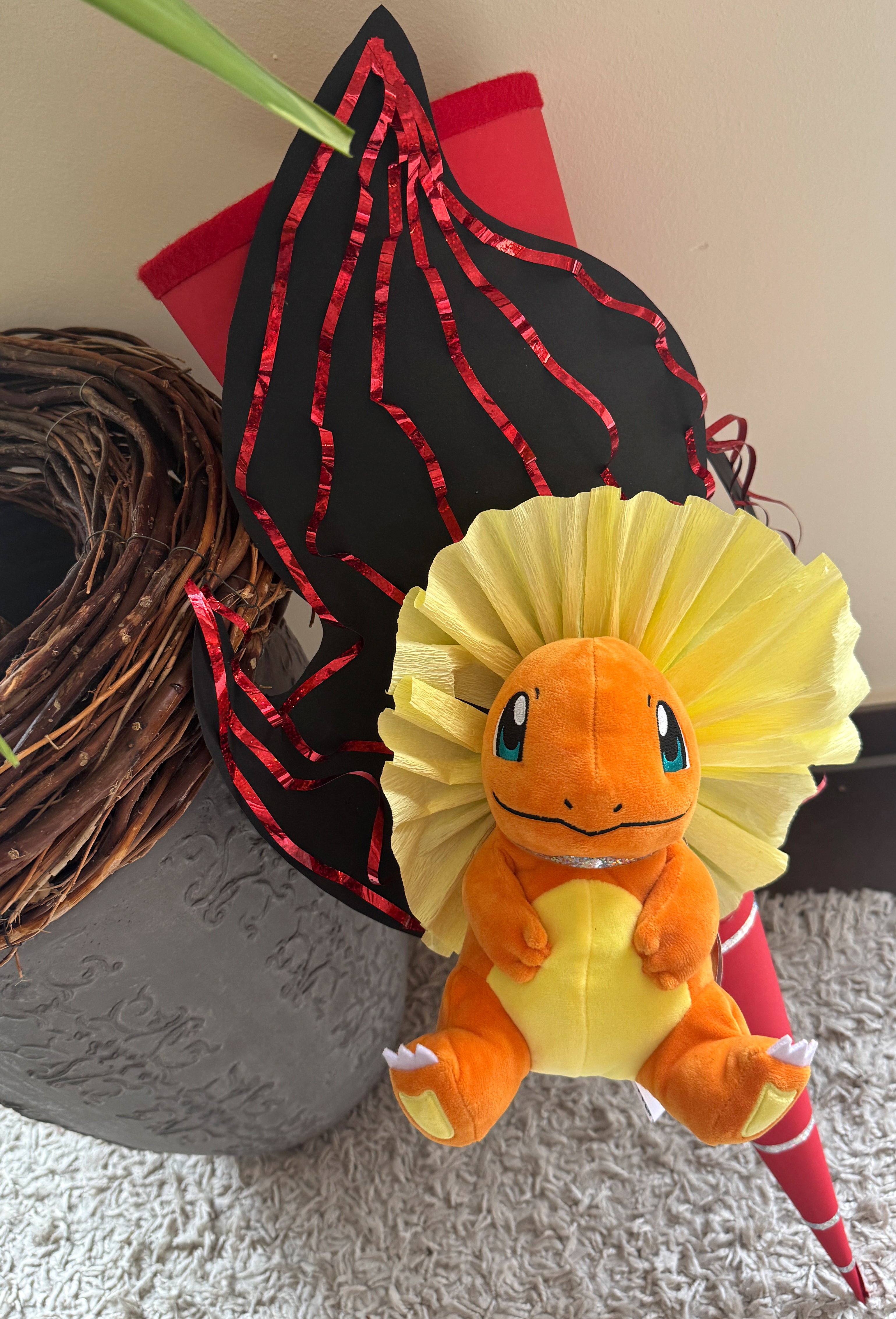 Pokémon Einschulungstüte mit Glumanda (handgemacht & personalisierbar)