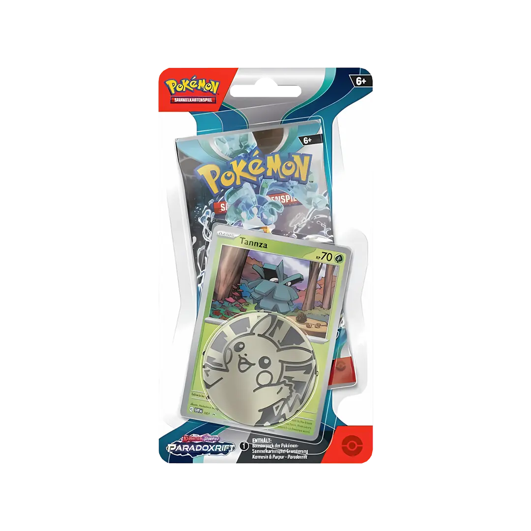 Pokémon GO TCG Blister mit Tannza Promo-Karte und Booster – Original Pokémon Sammelkarten im Blister-Pack