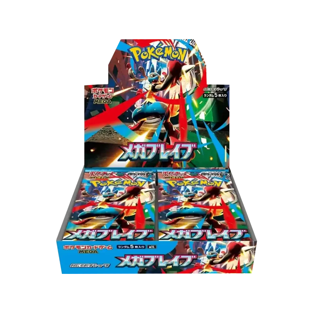 Pokémon Mega Brave Booster Display - Japanisch