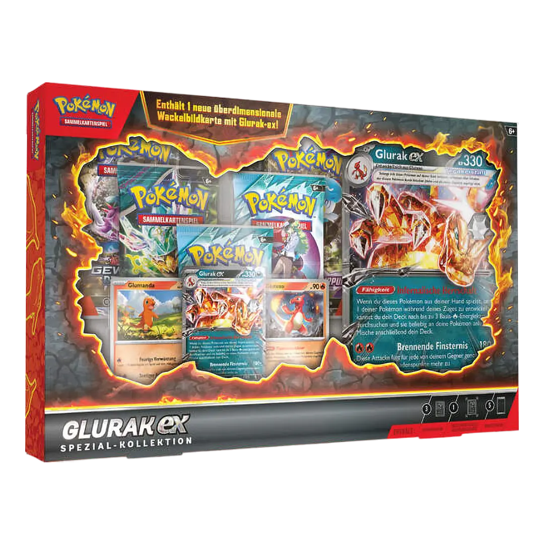 Pokémon Glurak‑ex Spezial‑Kollektion - Deutsch