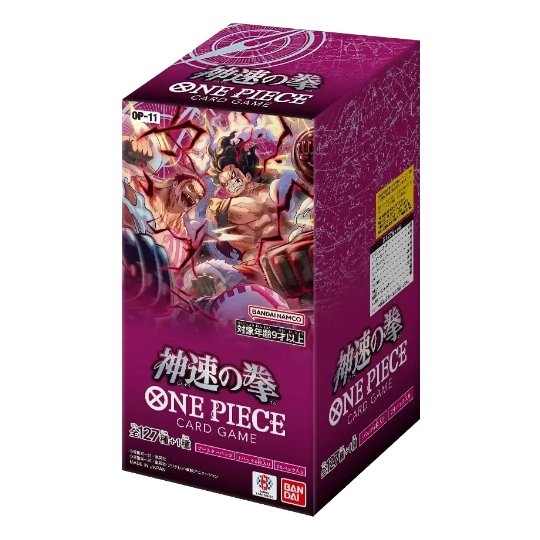 One Piece TCG OP11 Display – A Fist of Divine Speed ​​(JP) | 24 Booster Packs | Original Japanese Cards