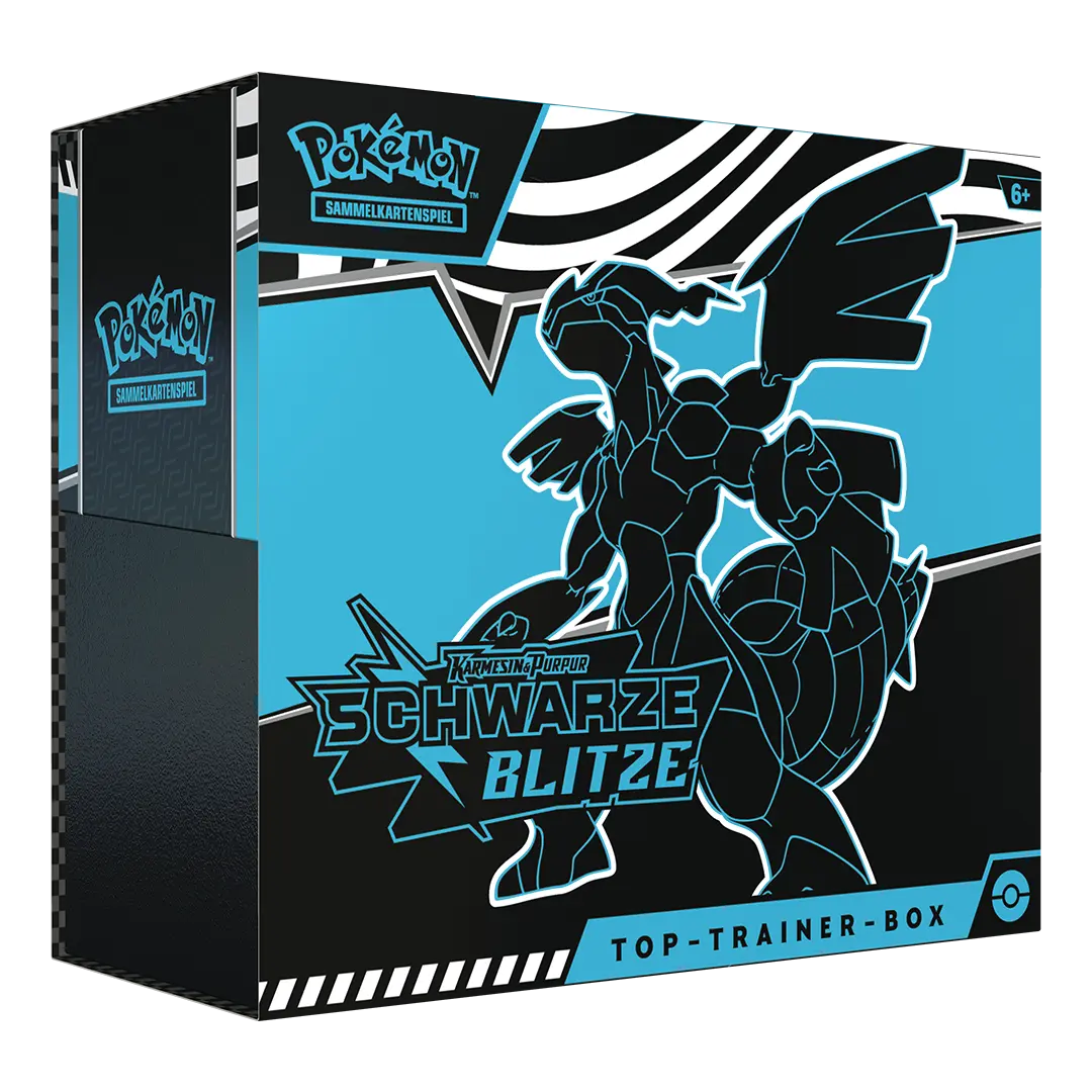 Pokémon Karmesin & Purpur KP10.5 – Schwarze Blitze Top-Trainer-Box (Deutsch)