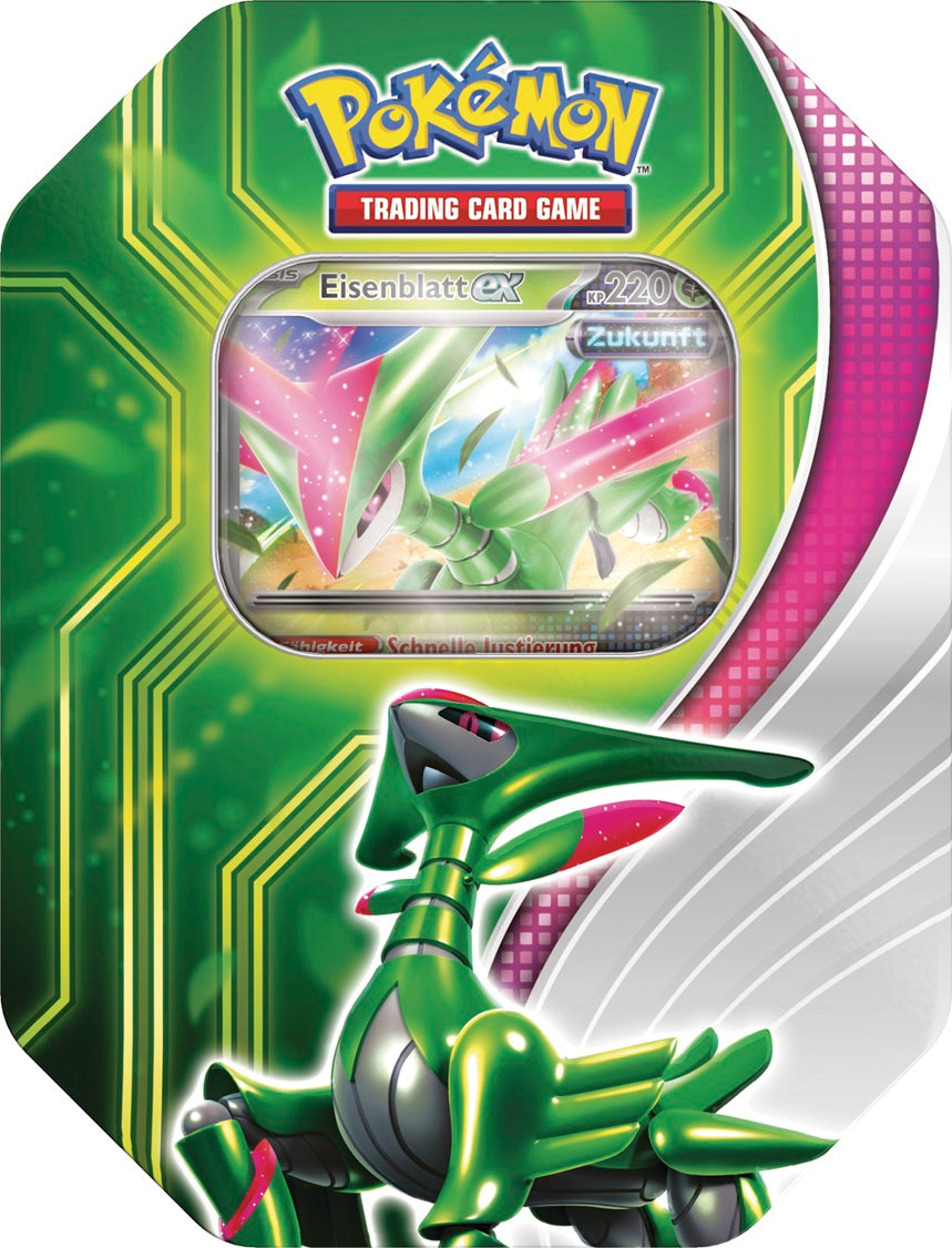 Pokémon Tin Box #113 – Eisenblatt-ex (Deutsch)
