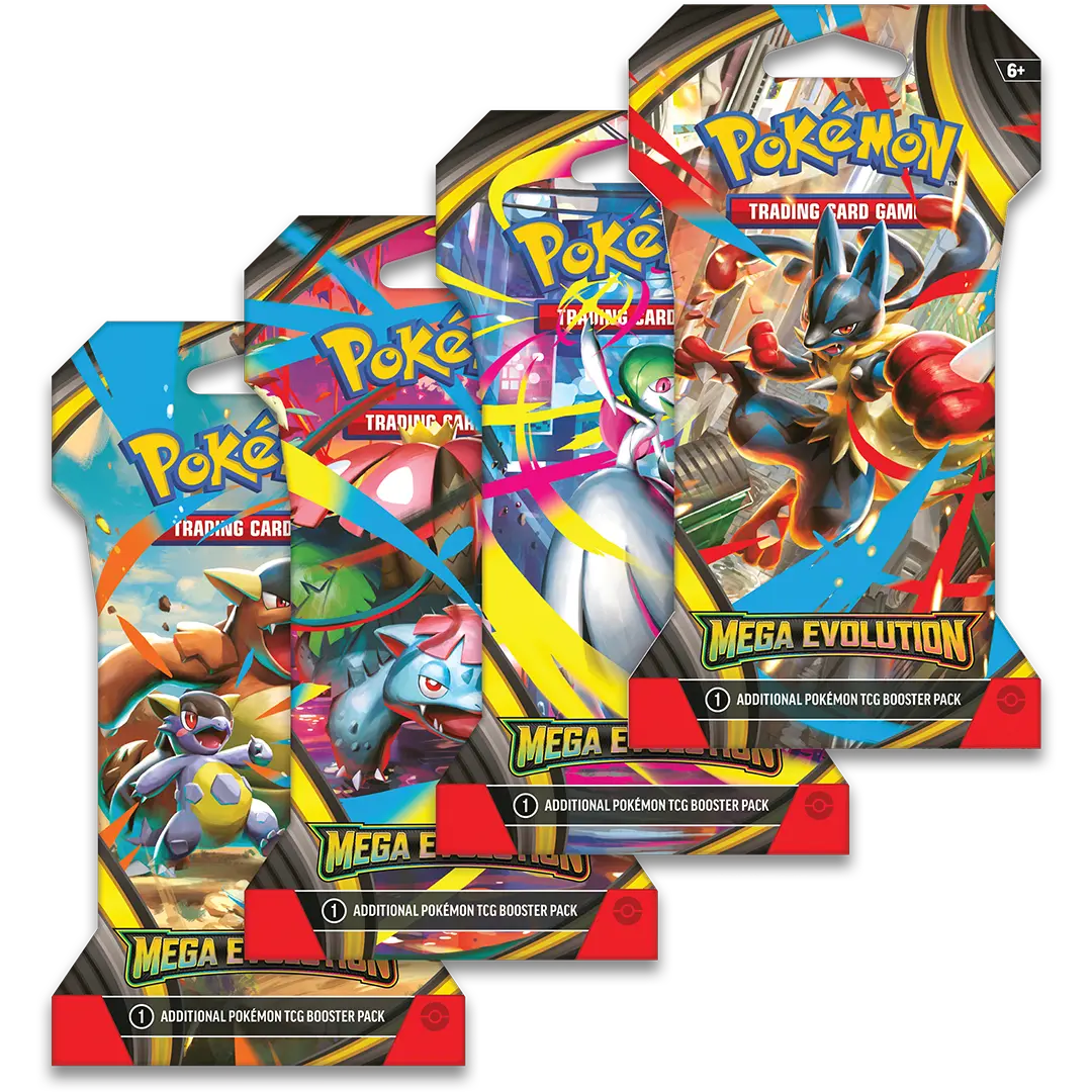 Pokémon Mega Evolution (ME01) Sleeved Booster – Englisch