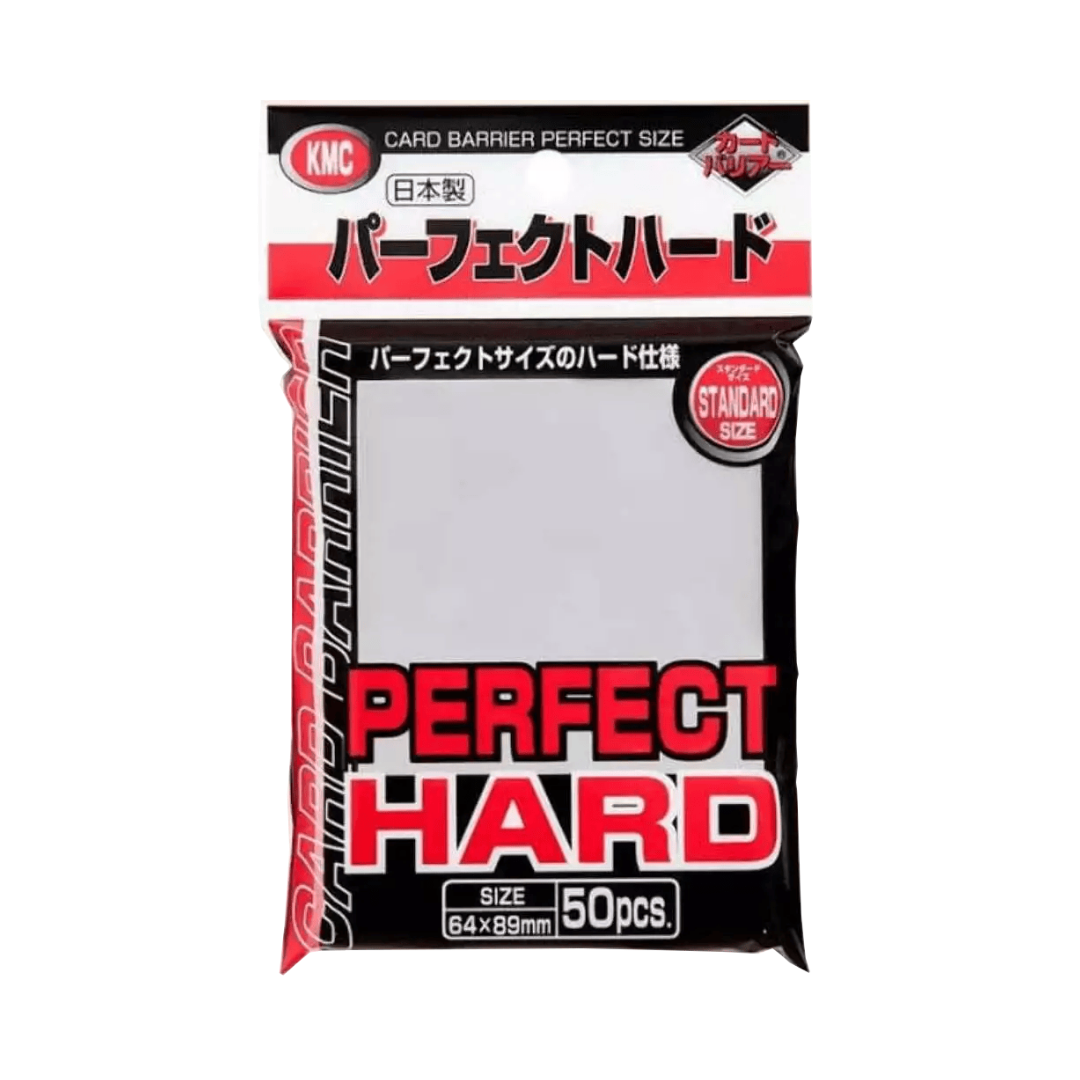 KMC Standard Sleeves – Perfect Hard (50 Stück) – Transparent