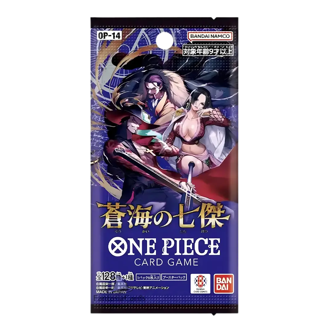 One Piece Card Game – The Azure Sea’s Seven (OP-14) Booster – Japanisch