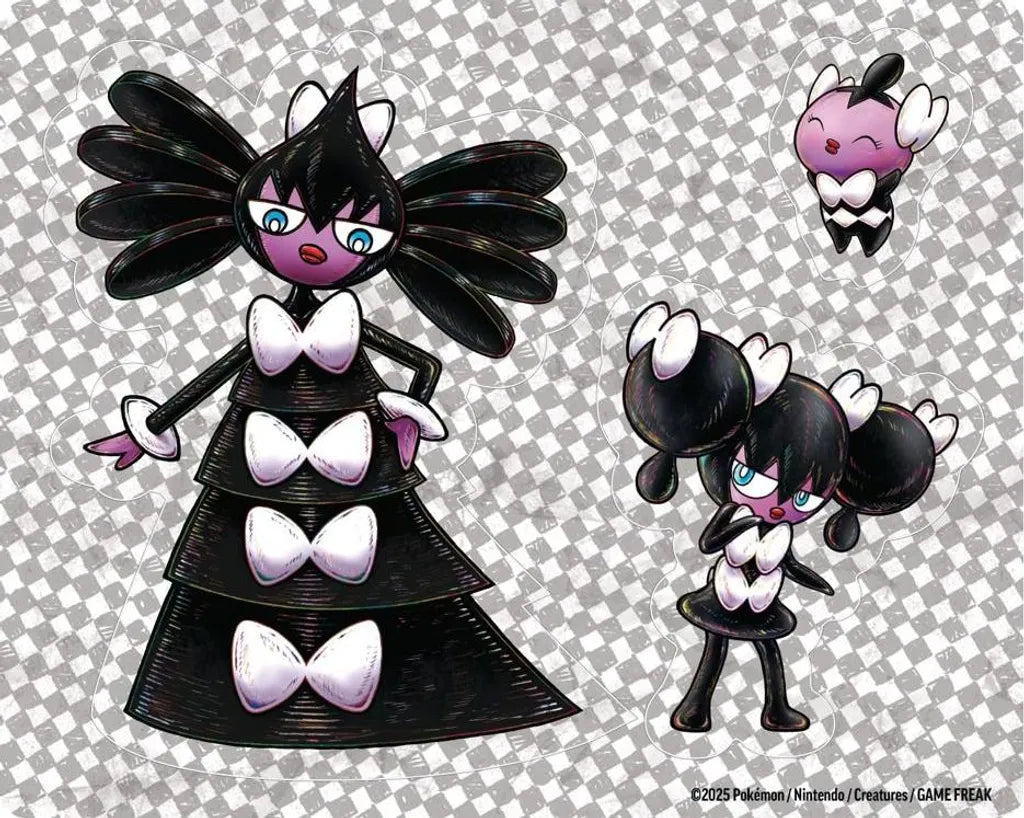 Pokémon Tech-Sticker-Kollektion Weiße Flammen Morbitesse – Deutsch
