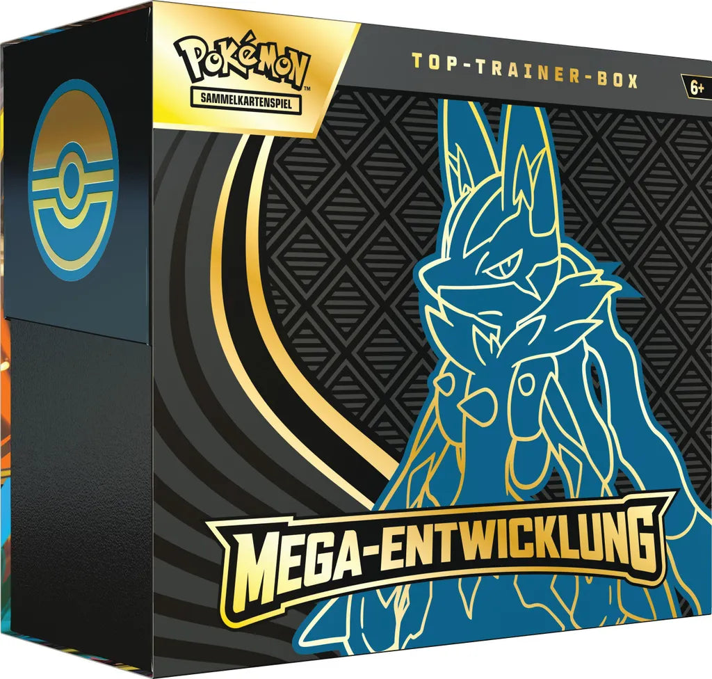 Pokémon Mega-Entwicklung – Top-Trainer-Box Mega-Lucario (Deutsch)
