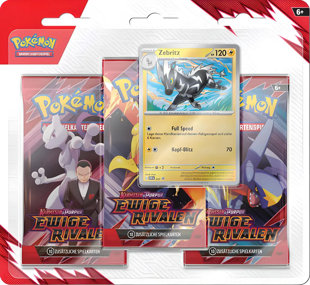 Pokémon Ewige Rivalen Drei-Boosterpack-Blister – Deutsch