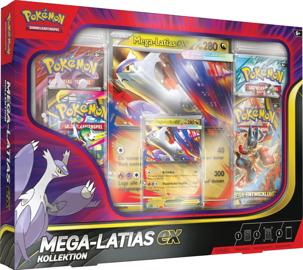 Pokémon Spezial-Kollektion Mega-Latias-ex (MBE6) – Deutsch.