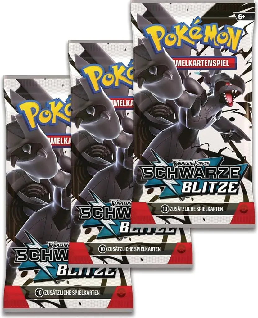 Pokémon Tech-Sticker-Kollektion Schwarze Blitze Zytomega – Deutsch