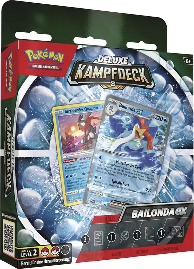 Pokémon Bailonda‑ex Deluxe‑Kampfdeck - Deutsch