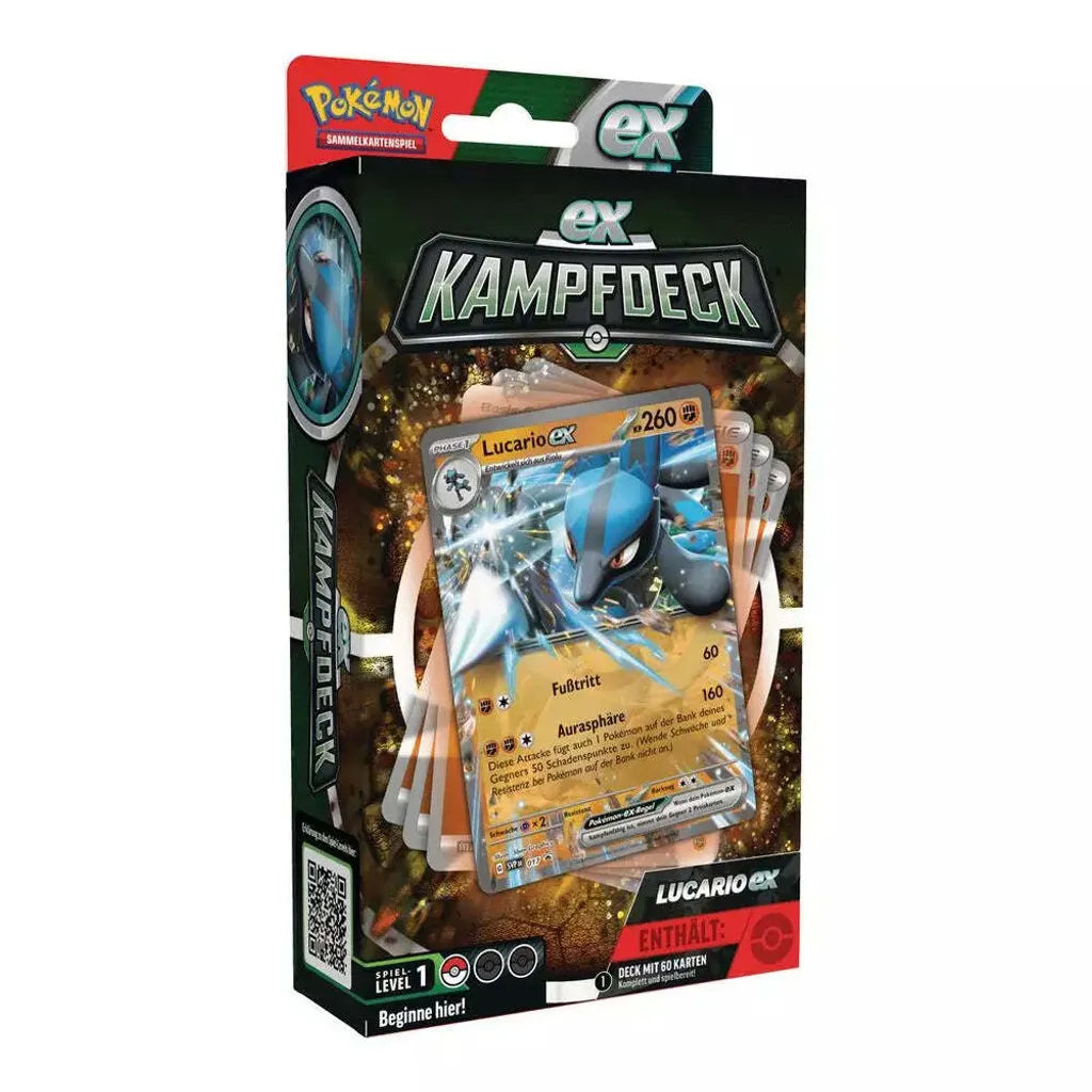 Pokémon Lucario‑ex ex‑Kampfdeck - Deutsch