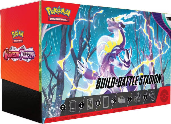 SV1DE Build & Battle Stadion Box – 2 Decks + 3 Booster Packs