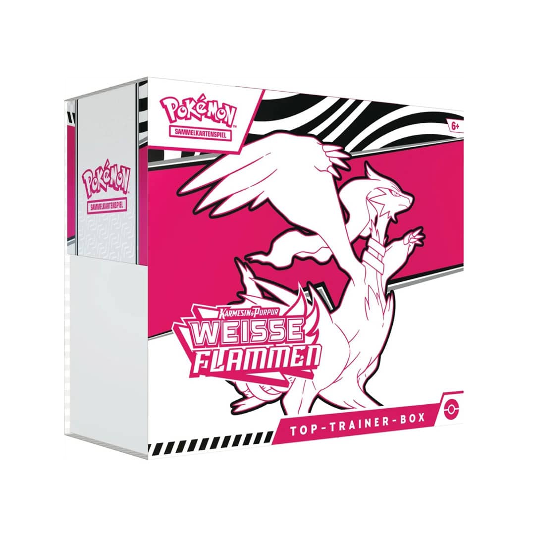 Pokémon Karmesin & Purpur KP10.5 – Weiße Flammen Top-Trainer-Box (Deutsch)