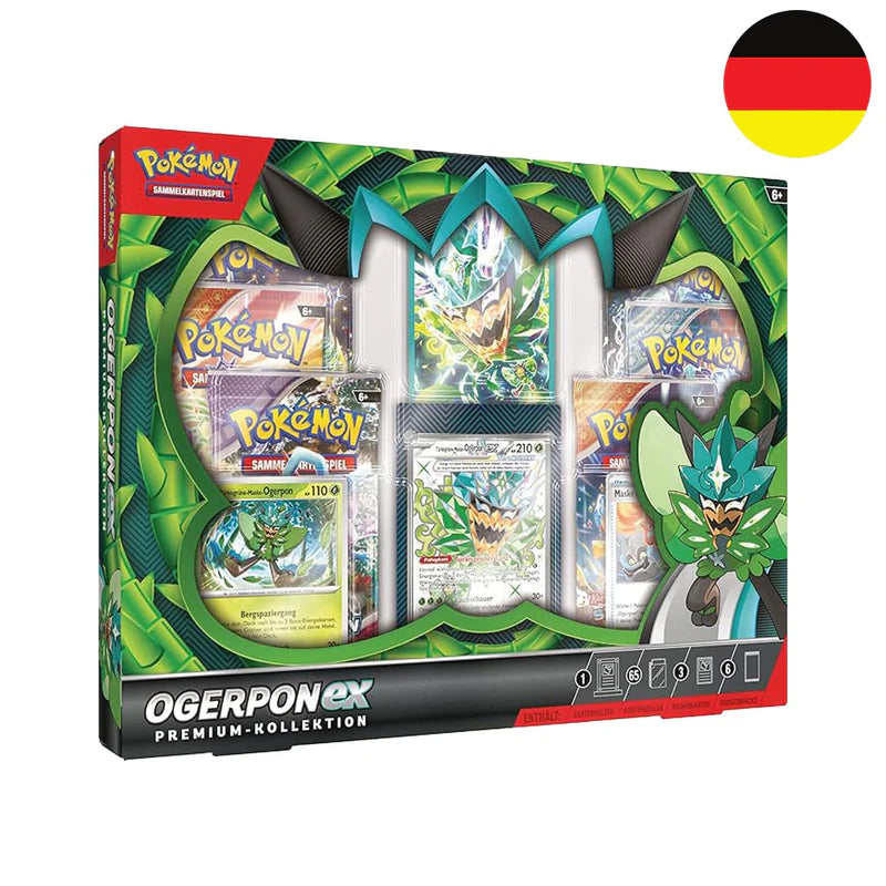 Pokémon Ogerpon‑ex Premium‑Kollektion - Deutsch