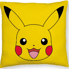 Pokémon Dekokissen Pikachu – 40x40 cm – Original Lizenz