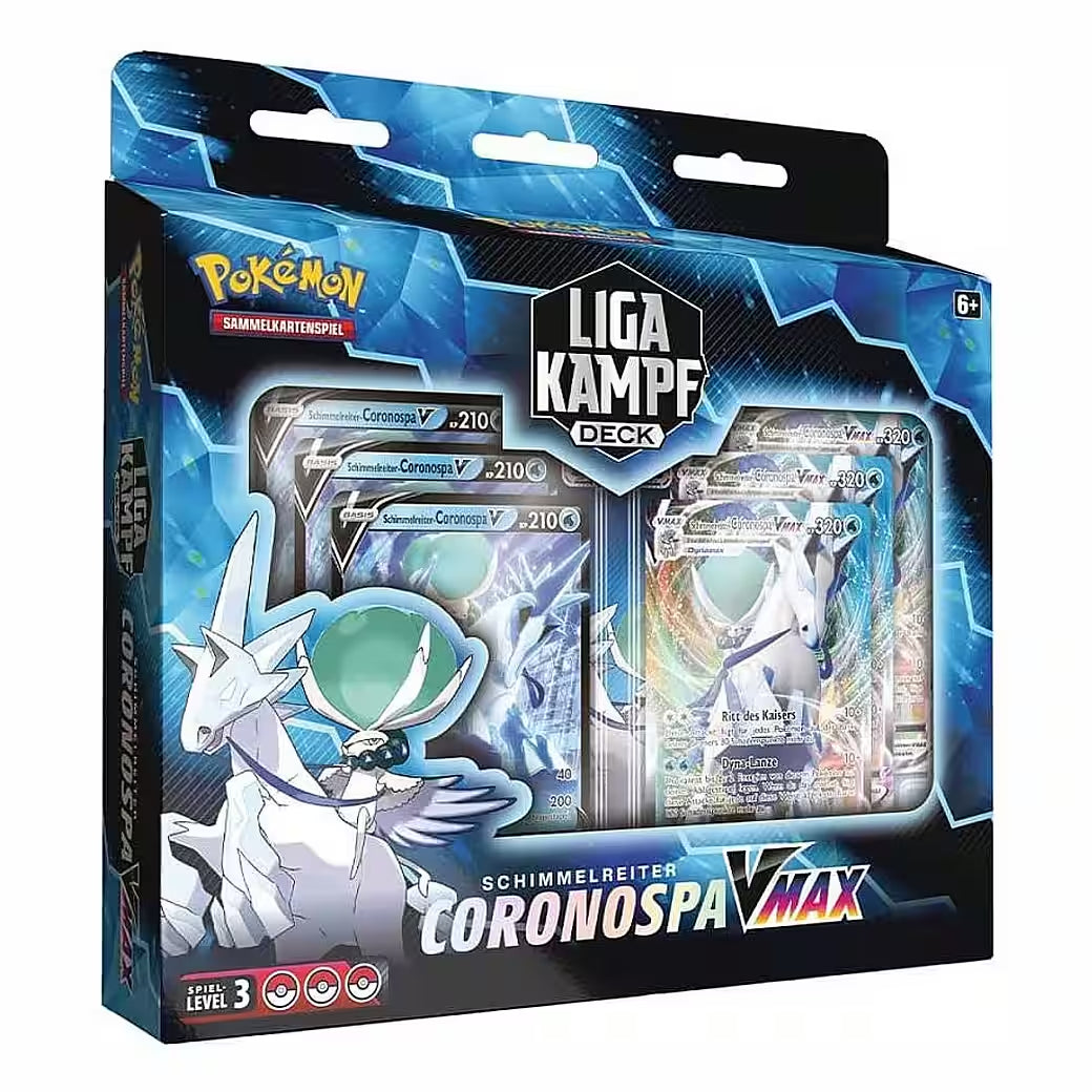 Pokémon Schimmelreiter Coronospa‑VMAX Liga‑Kampfdeck - Deutsch