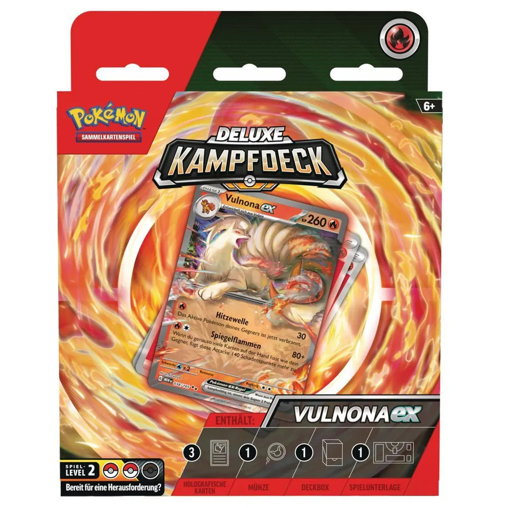 Pokémon Vulnona‑ex Deluxe‑Kampfdeck - Deutsch