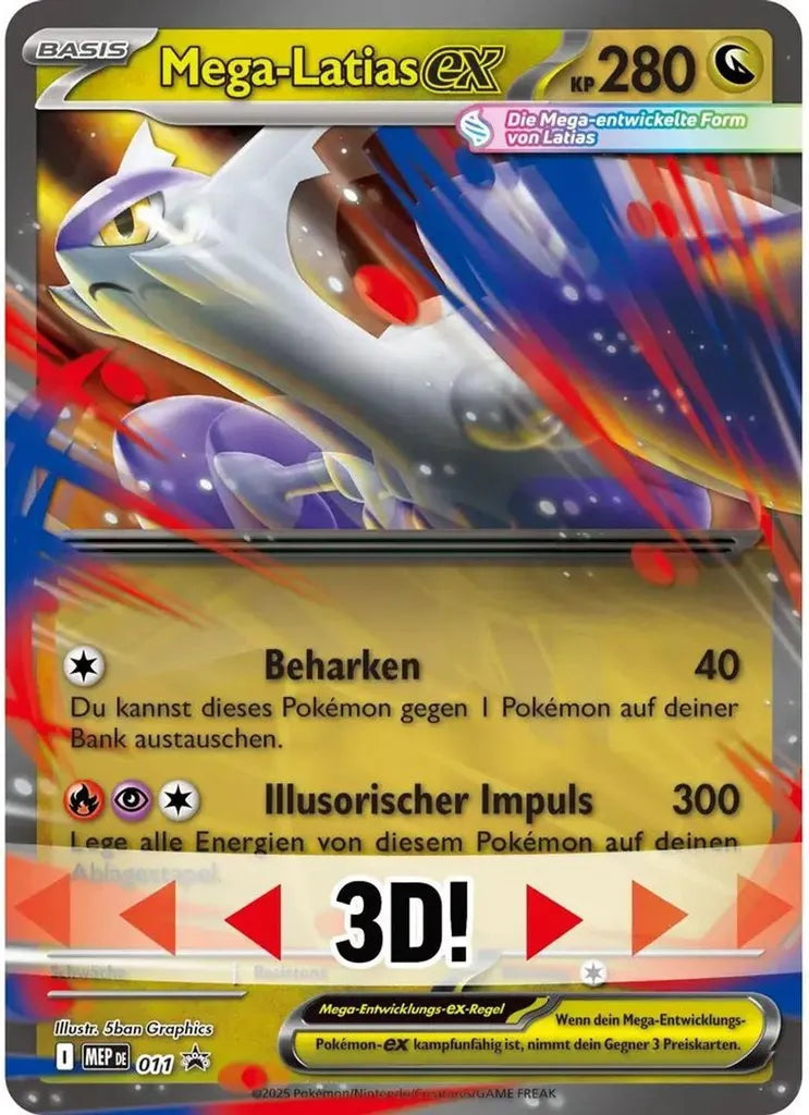 Pokémon Spezial-Kollektion Mega-Latias-ex (MBE6) – Deutsch.