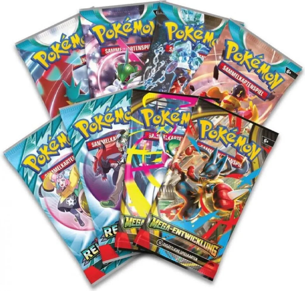 Pokémon Premium-Kollektion Mega-Bisaflor-ex (Deutsch) – 8 Booster, Promo & Jumbo-Karte.