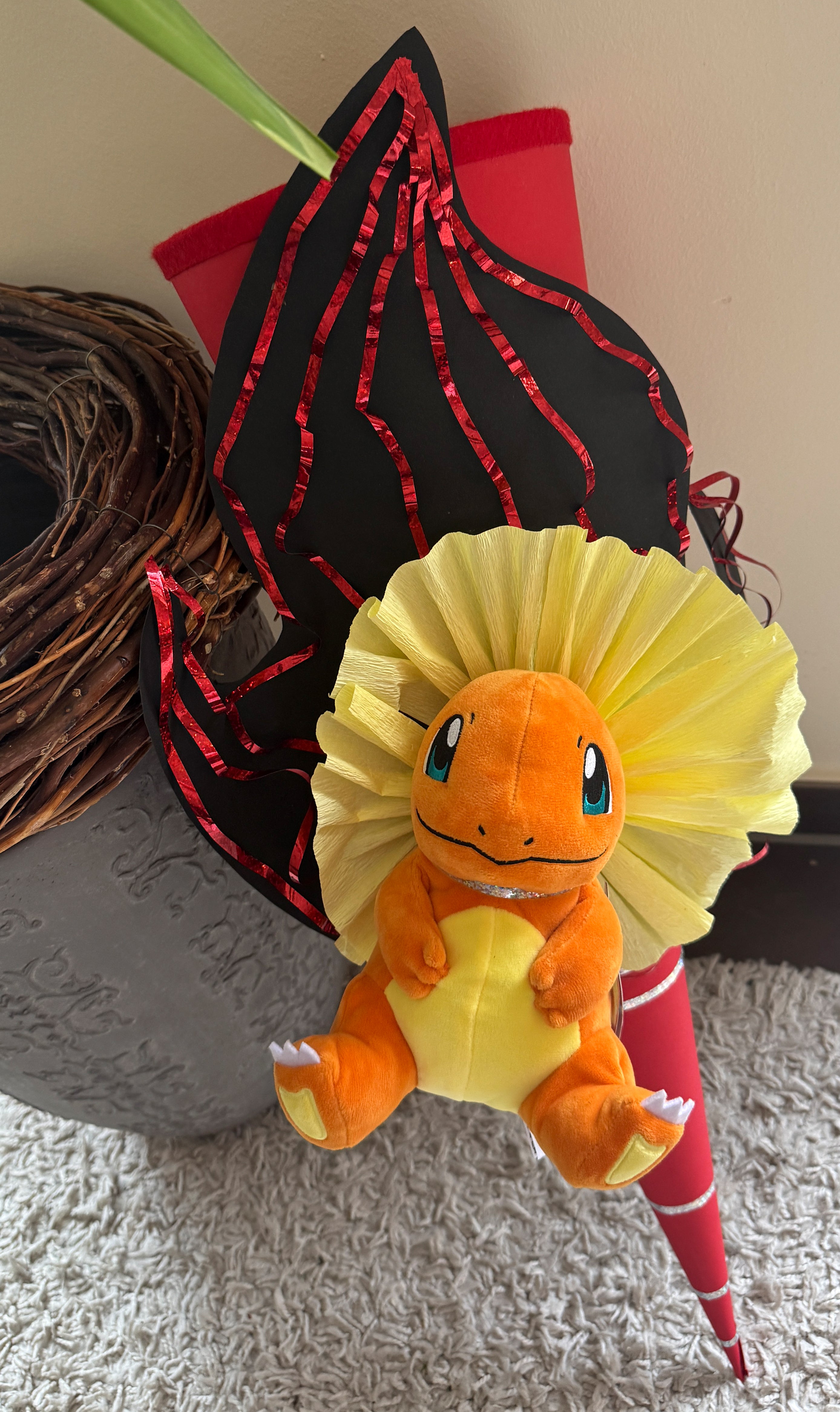 Pokémon Einschulungstüte mit Glumanda (handgemacht & personalisierbar)