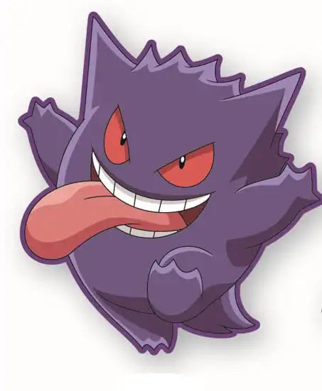 Gengar – Offiziell lizenziertes Kissen 36 x 30 cm | Weiches Pokémon Geschenk