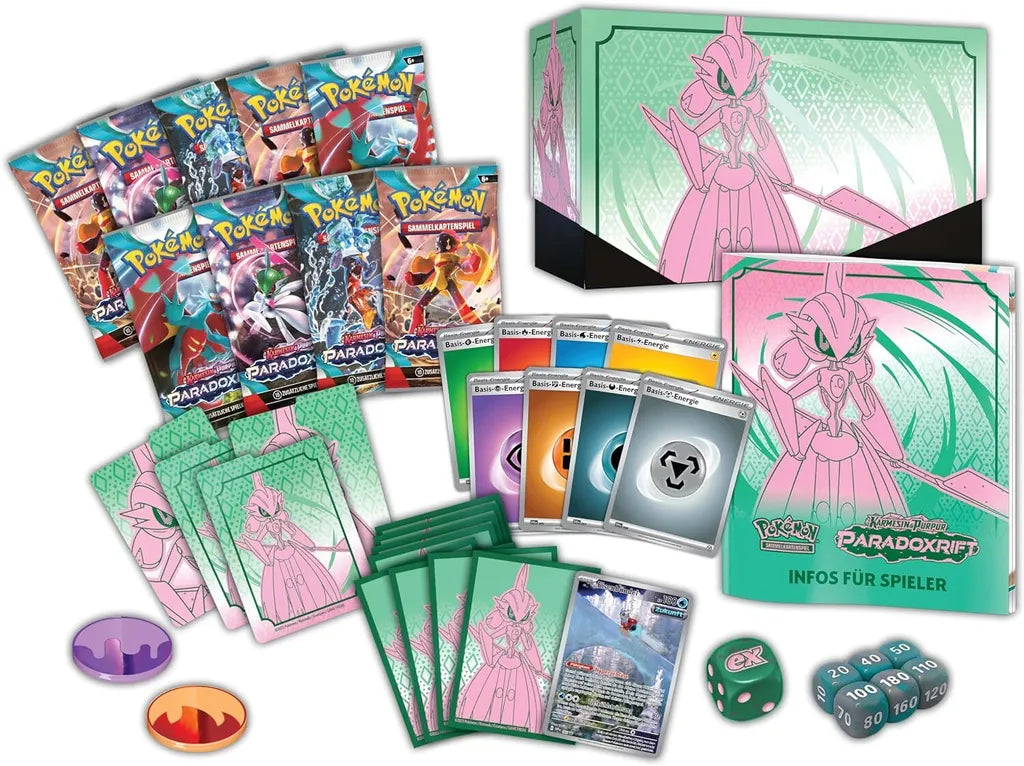 Pokémon Paradoxrift Eisenkrieger Top‑Trainer‑Box - Deutsch