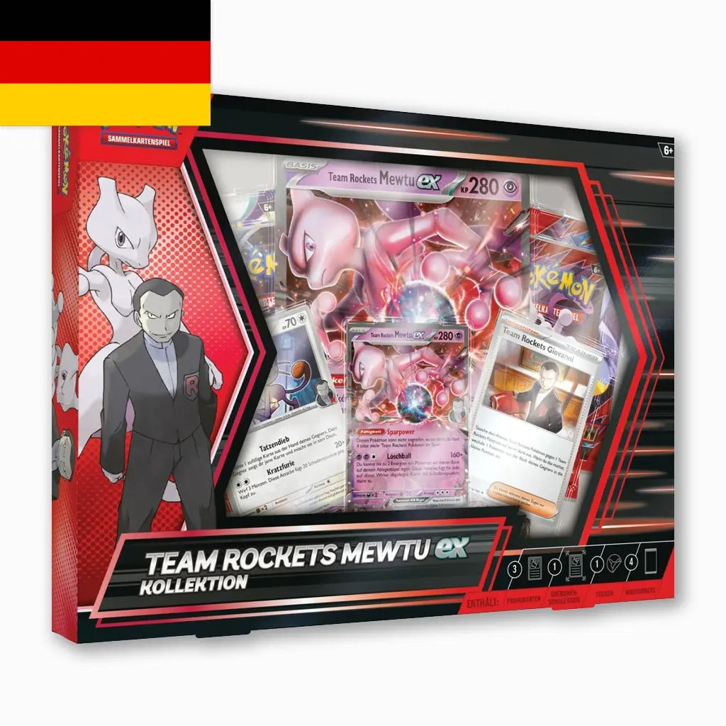 Pokémon Team Rocket’s Mewtu ex Kollektion (Deutsch)